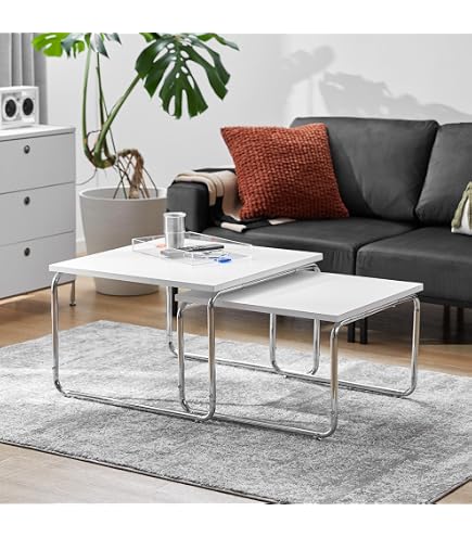 Amazon｜BAGGBODA バッグボーダ サイドテーブル - ホワイト 71x50 cm